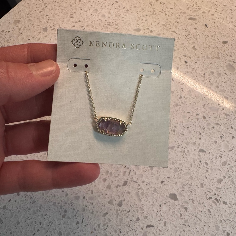 Kendra Scott Amethyst-Hued Necklace